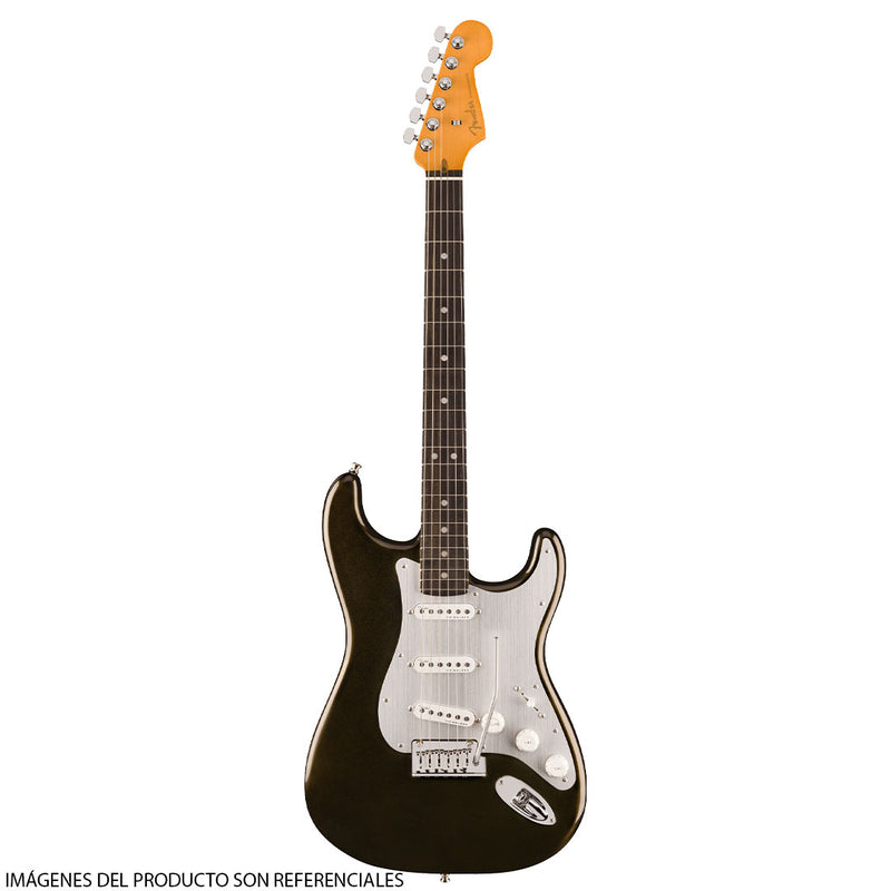 Guitarra Eléctrica American Ultra II Stratocaster® con diapasón de Ébano - Texas Tea