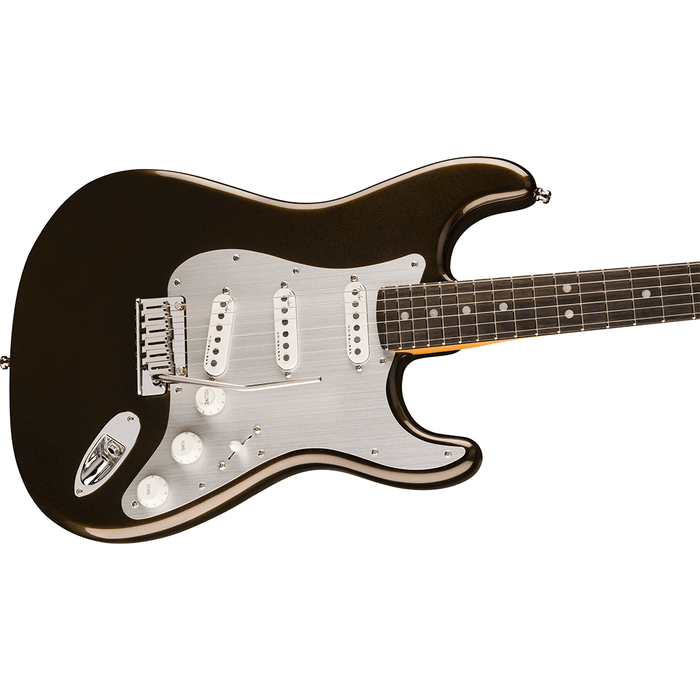 Guitarra Eléctrica American Ultra II Stratocaster, diapasón de ébano - Texas Tea