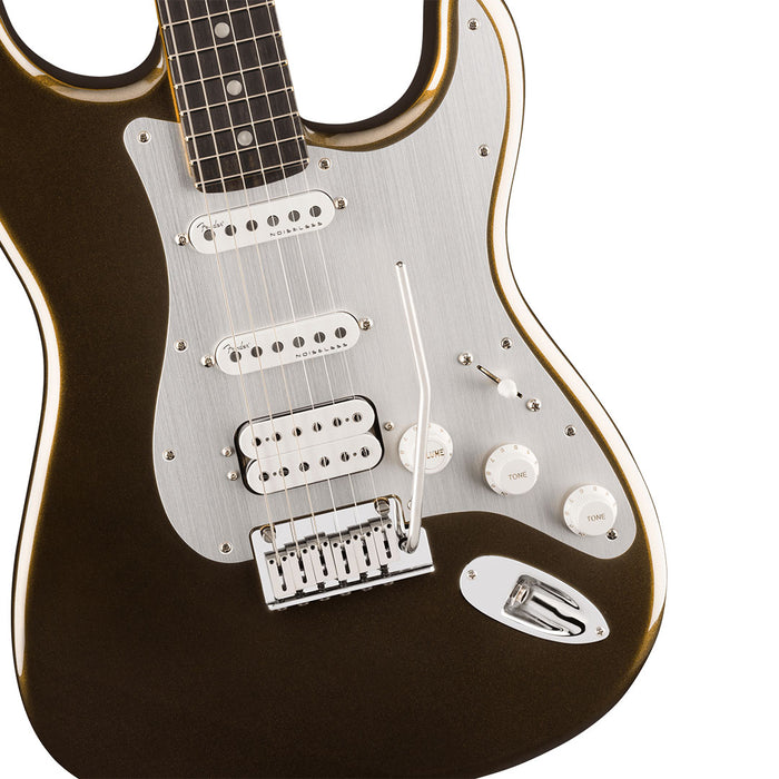 Guitarra Eléctrica Fender American Ultra II Stratocaster HSS, diapasón de ébano - Texas Tea
