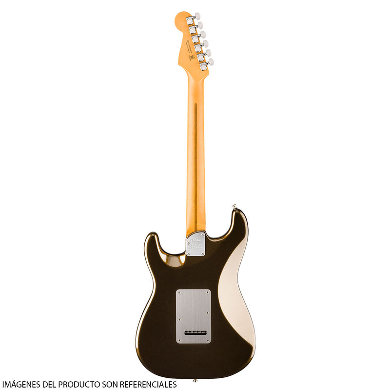 Guitarra Eléctrica Fender American Ultra II Stratocaster® HSS con diapasón de Ébano - Texas Tea