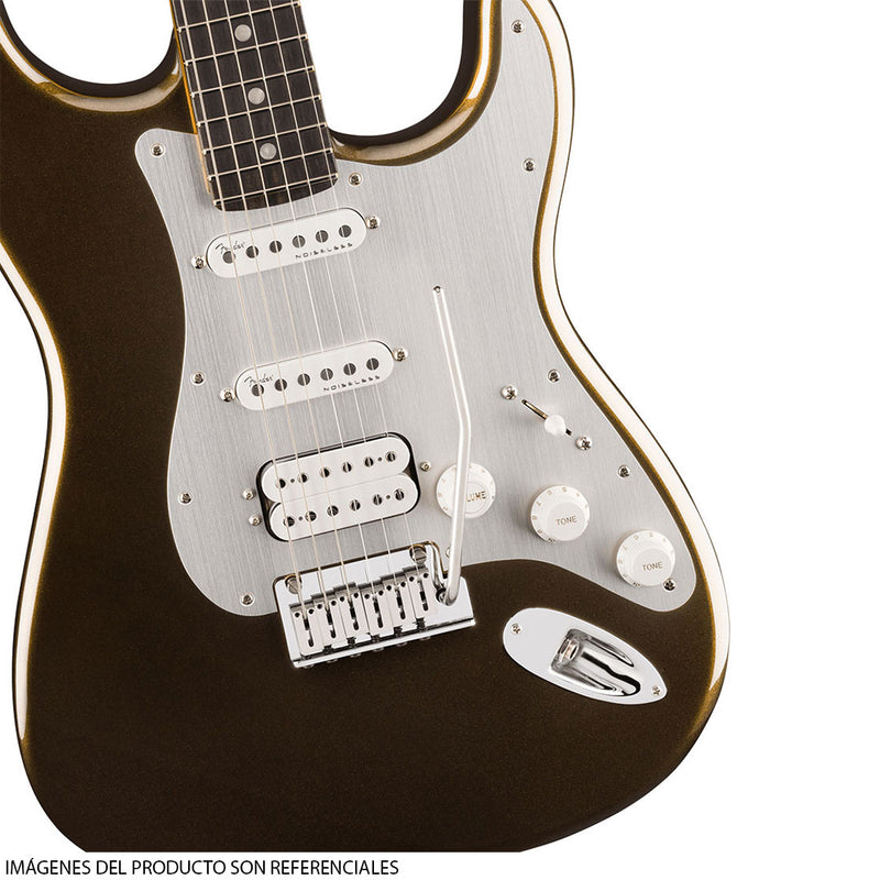 Guitarra Eléctrica Fender American Ultra II Stratocaster® HSS con diapasón de Ébano - Texas Tea