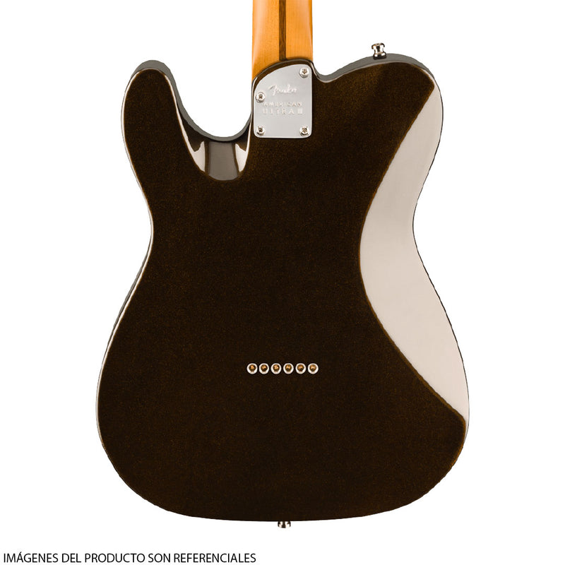 Guitarra Eléctrica Fender American Ultra II Telecaster® con diapasón de Ébano - Texas Tea