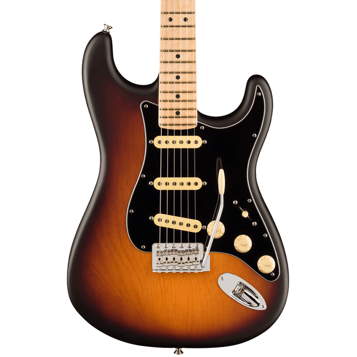 Guitarra Eléctrica Fender American Performer Timber Stratocaster de Edición Limitada con mástil de maple - 2 Tone Sunburst