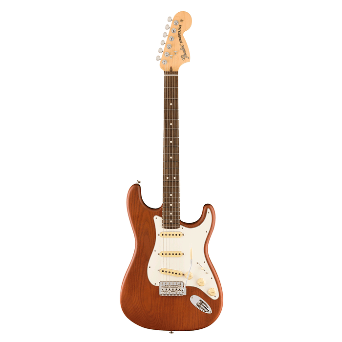 Guitarra Eléctrica Fender American Performer Timber Stratocaster de Edición Limitada con mástil de Palo Rosa - Mocha