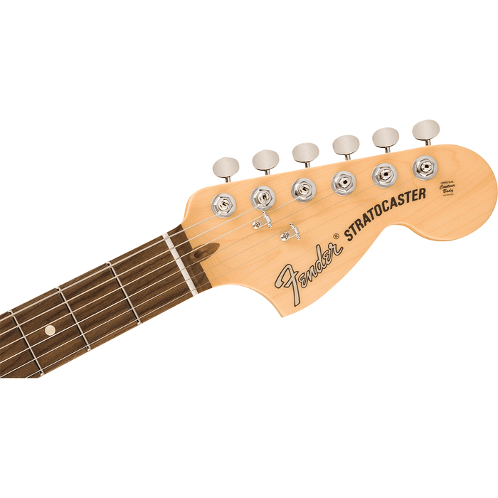 Guitarra Eléctrica Fender American Performer Timber Stratocaster de Edición Limitada con mástil de Palo Rosa - Mocha