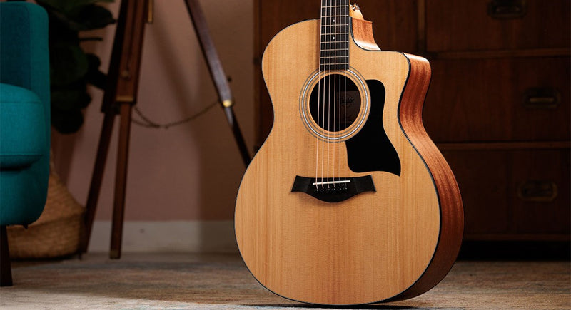 Guitarra Electroacústica Taylor 114CE-S Fondo y Lados Sapele / Sitka Spruce Top con Gig Bag