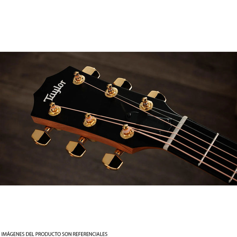 Guitarra Electroacústica Taylor 214CE-K DLX Grand Auditorium con diapasón de Ébano Crelicam de África Occidental - Natural