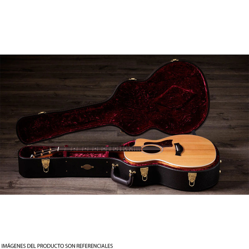 Guitarra Electroacústica Taylor 214CE-K DLX Grand Auditorium con diapasón de Ébano Crelicam de África Occidental - Natural