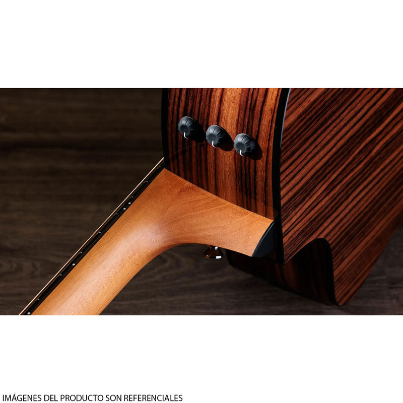 Guitarra Electroacústica Taylor 214ce Plus con diapasón de Ébano Crelicam de África Occidental - Natural