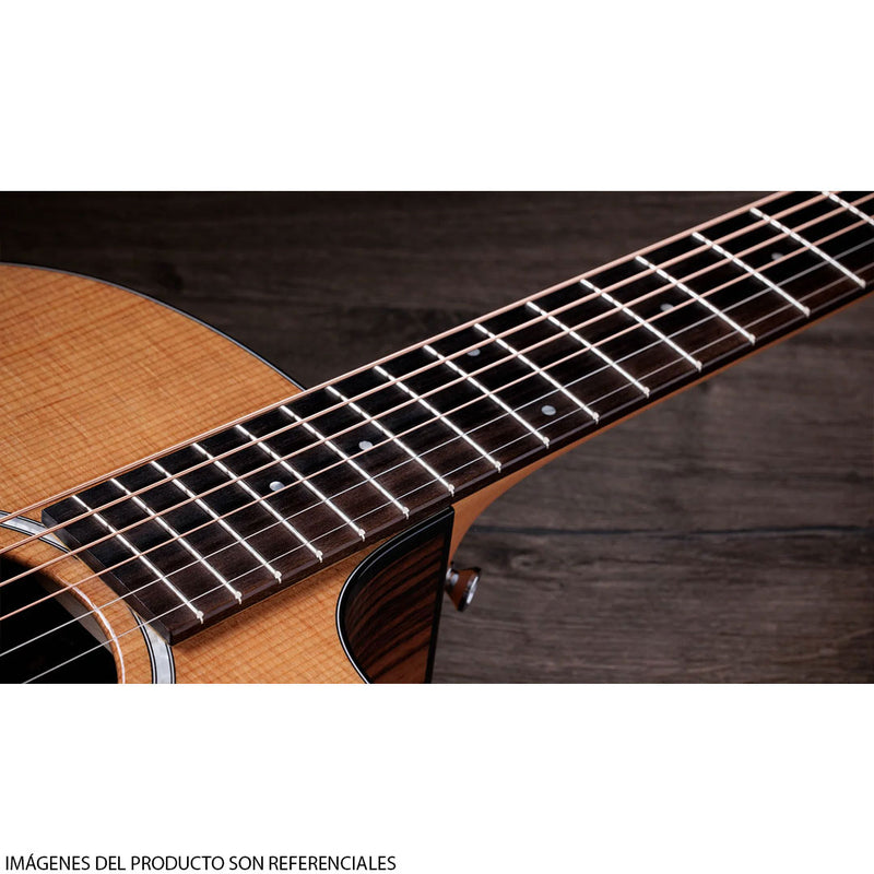 Guitarra Electroacústica Taylor 214ce Plus con diapasón de Ébano Crelicam de África Occidental - Natural