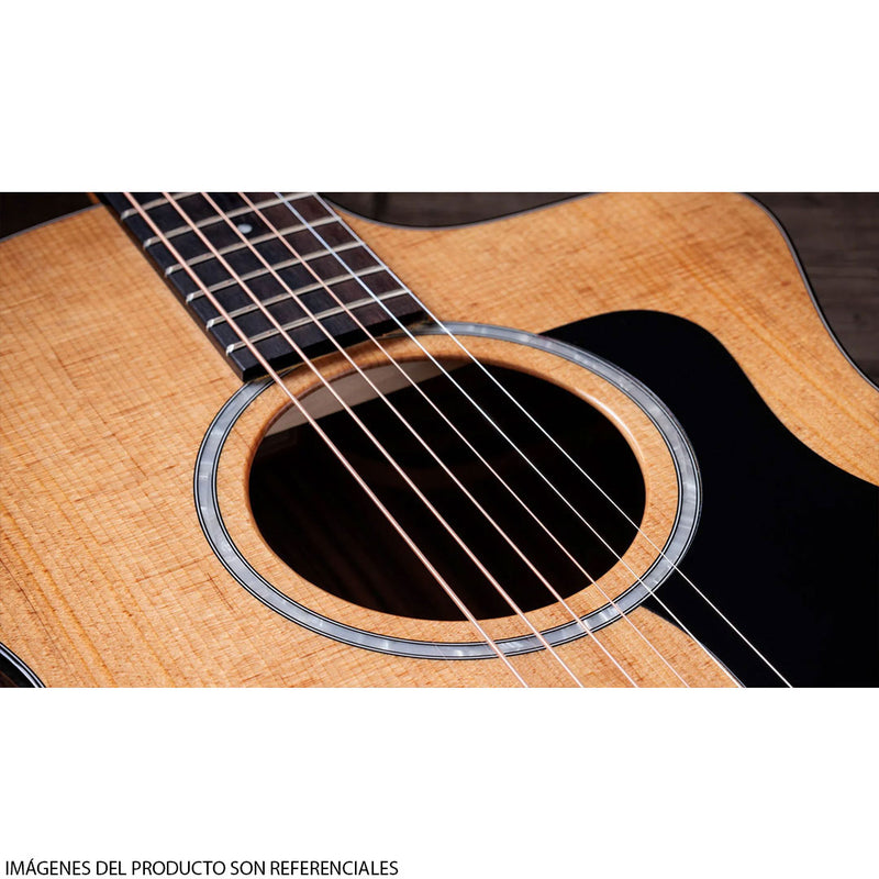 Guitarra Electroacústica Taylor 214ce Plus con diapasón de Ébano Crelicam de África Occidental - Natural
