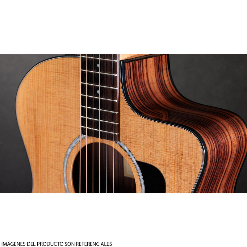 Guitarra Electroacústica Taylor 214ce Plus con diapasón de Ébano Crelicam de África Occidental - Natural