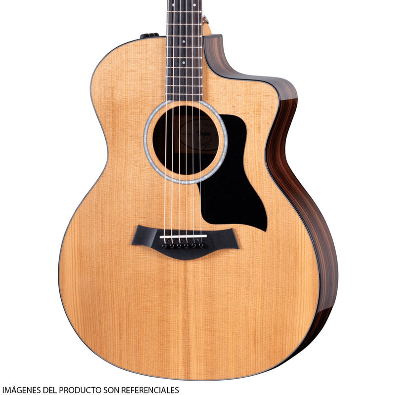 Guitarra Electroacústica Taylor 214ce Plus con diapasón de Ébano Crelicam de África Occidental - Natural