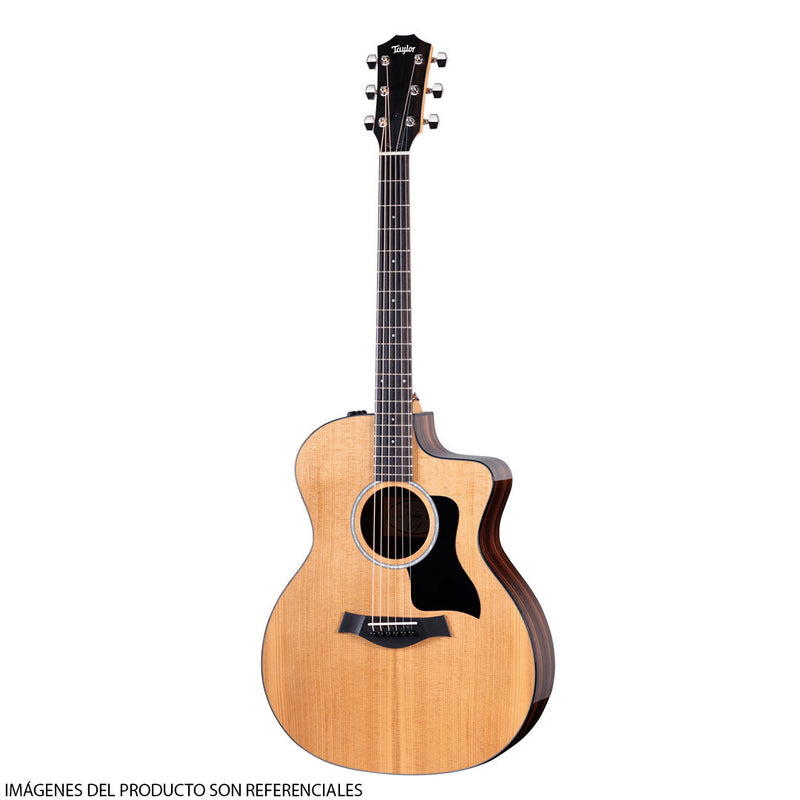Guitarra Electroacústica Taylor 214ce Plus con diapasón de Ébano Crelicam de África Occidental - Natural