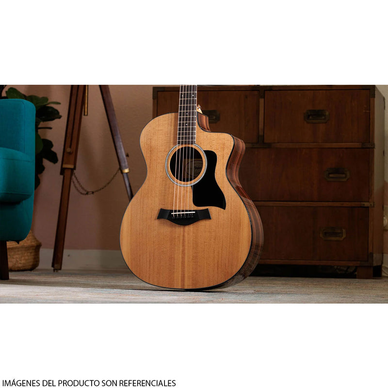 Guitarra Electroacústica Taylor 214ce Plus con diapasón de Ébano Crelicam de África Occidental - Natural