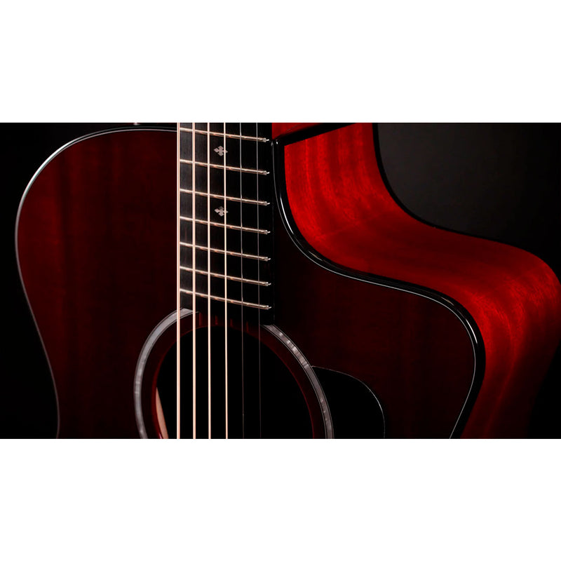 Guitarra Electroacústica Taylor 224CE DLX LTD - Trans Red