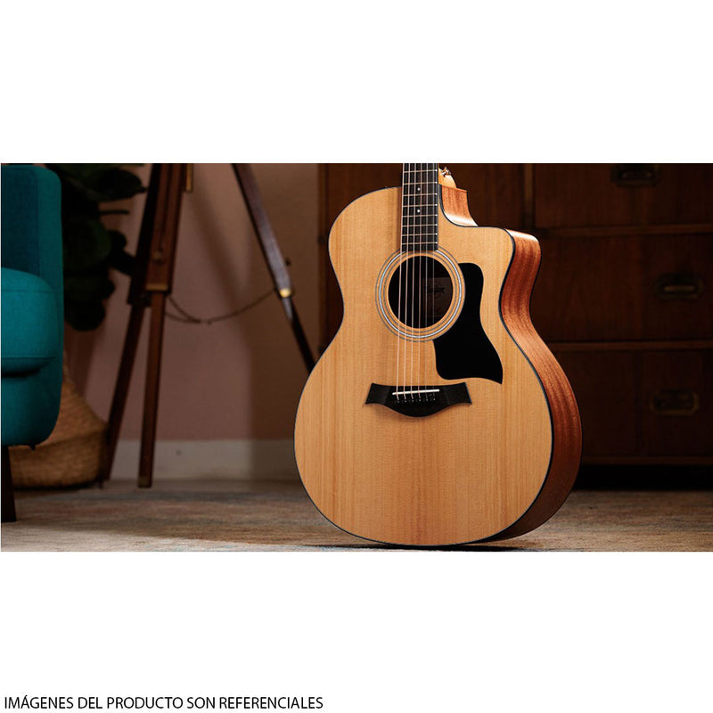 Guitarra Electroacústica Taylor 114CE-S Fondo y Lados Sapele / Sitka Spruce Top con Gig Bag