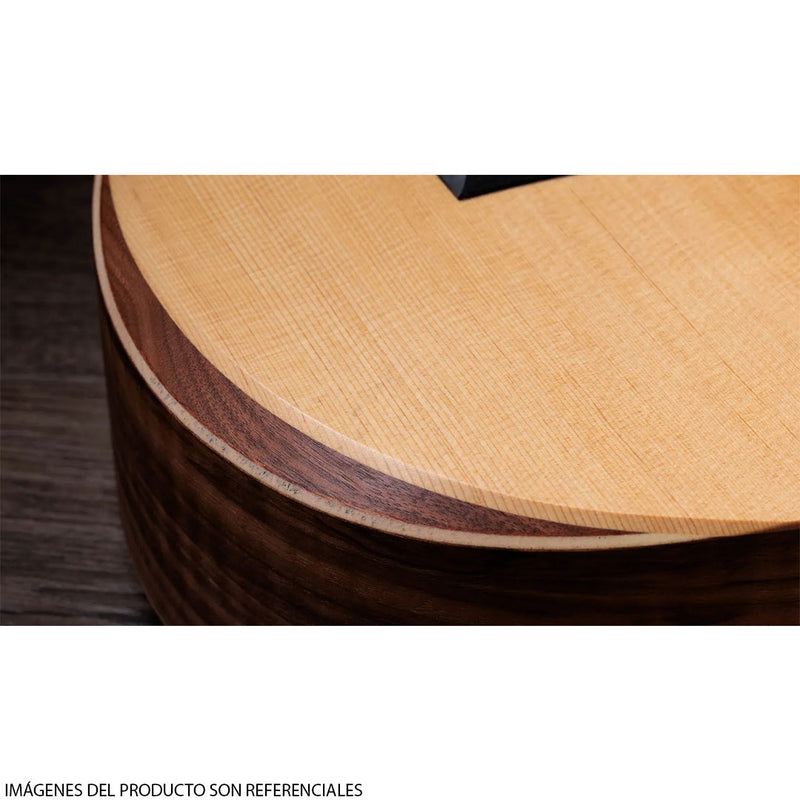Guitarra Acústica Taylor Academy 12-N con Cuerdas de Nylon y diapasón de Ébano Crelicam de África Occidental