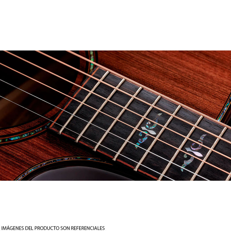 Guitarra Electroacústica Taylor Builder's Edition 914CE con diapasón de Ébano Crelicam de África Occidental