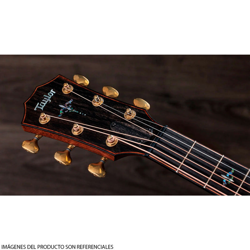 Guitarra Electroacústica Taylor Builder's Edition 914CE con diapasón de Ébano Crelicam de África Occidental
