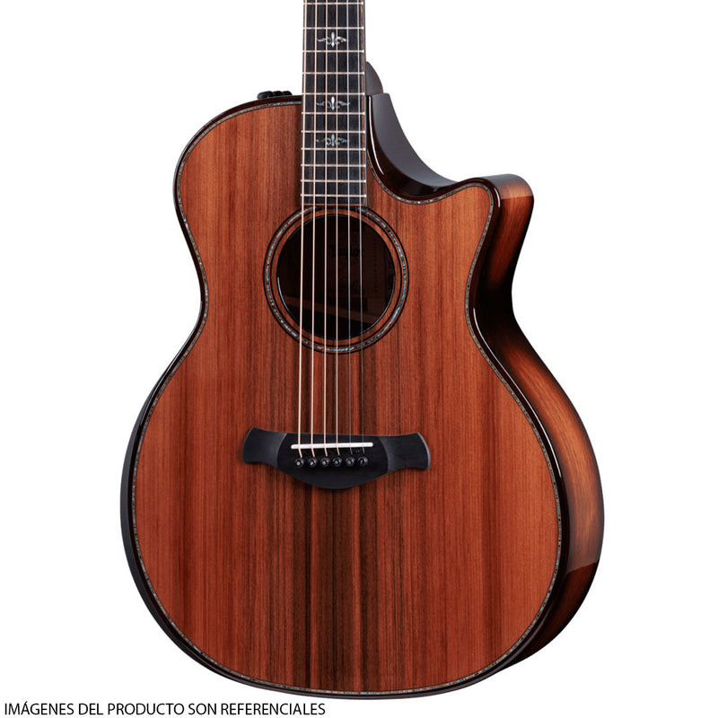 Guitarra Electroacústica Taylor Builder's Edition 914CE con diapasón de Ébano Crelicam de África Occidental