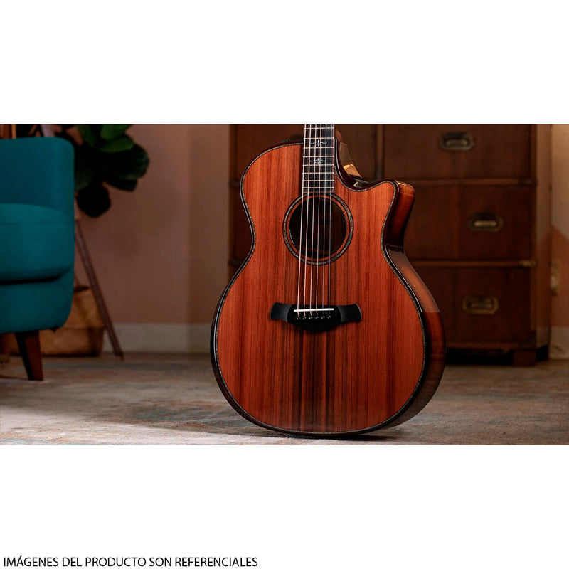 Guitarra Electroacústica Taylor Builder's Edition 914CE con diapasón de Ébano Crelicam de África Occidental