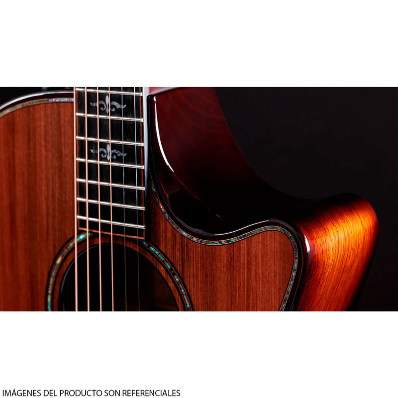 Guitarra Electroacústica Taylor Builder's Edition 914CE con diapasón de Ébano Crelicam de África Occidental