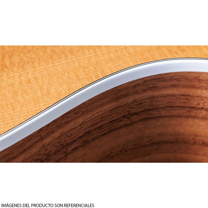 Guitarra Electroacústica de cuerdas de Nylon Taylor 214CE-N Walnut/Spruce con diapasón de Ébano Crelicam de Áfrinca Occidental