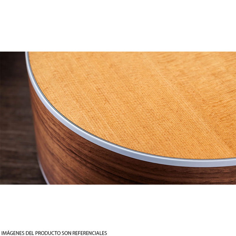 Guitarra Electroacústica de cuerdas de Nylon Taylor 214CE-N Walnut/Spruce con diapasón de Ébano Crelicam de Áfrinca Occidental