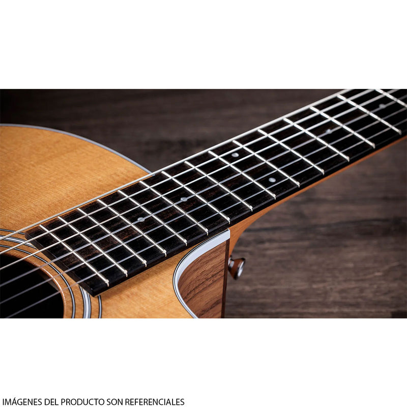 Guitarra Electroacústica de cuerdas de Nylon Taylor 214CE-N Walnut/Spruce con diapasón de Ébano Crelicam de Áfrinca Occidental