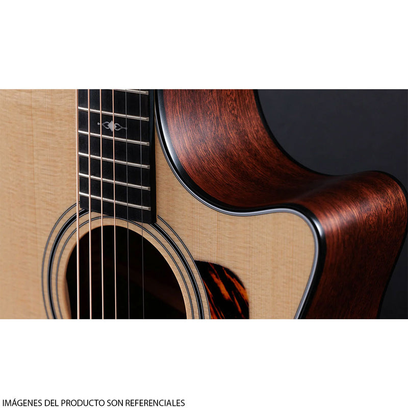 Guitarra Electroacustica Taylor 314CE con diapasón de Ébano Crelicam de África Occidental (Sitka/ Sapele)
