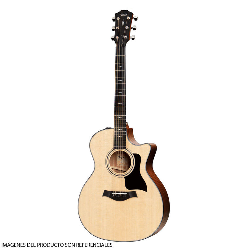Guitarra Electroacustica Taylor 314CE con diapasón de Ébano Crelicam de África Occidental (Sitka/ Sapele)