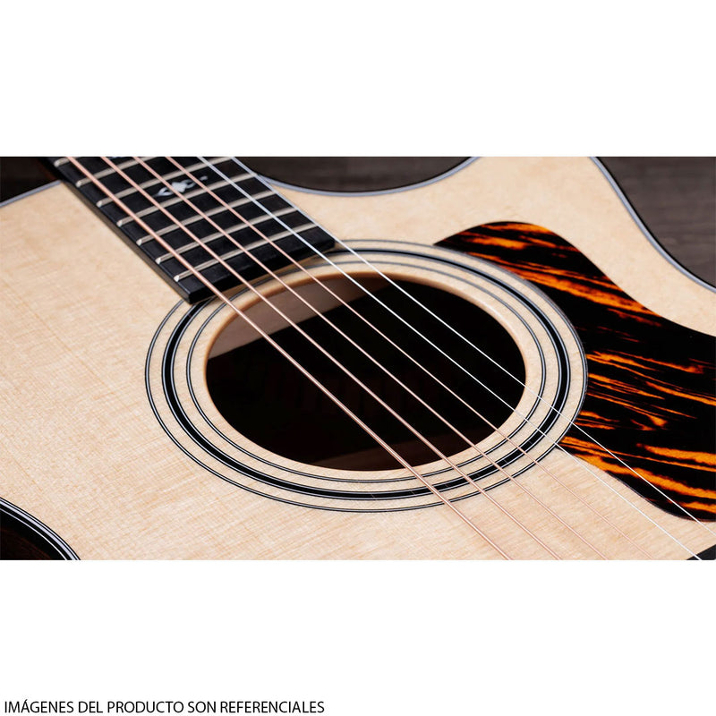 Guitarra Electroacustica Taylor 314CE con diapasón de Ébano Crelicam de África Occidental (Sitka/ Sapele)