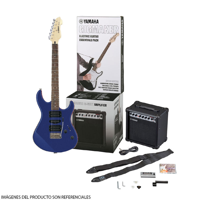 Pack de Guitarra Eléctrica Yamaha Gigmaker ERG121GPII - Azul Metálico