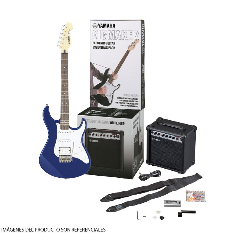 Pack de Guitarra Eléctrica Yamaha Gigmaker EG112GPII - Azul metálico