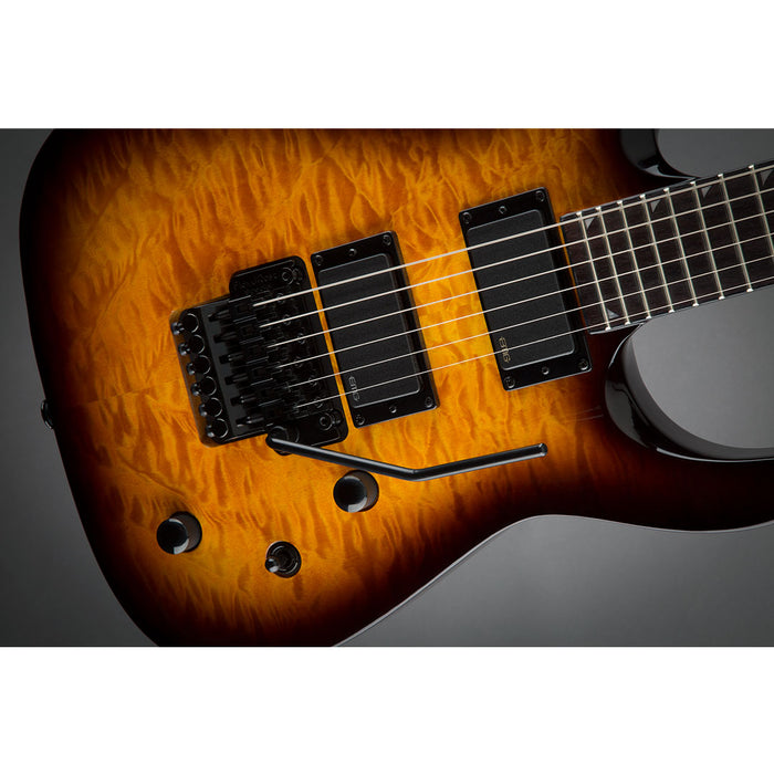 Guitarra Eléctrica Jackson X Series Soloist SLATXMGXQ3-6 con mástil de Palo Rosa - Tobacco Burst