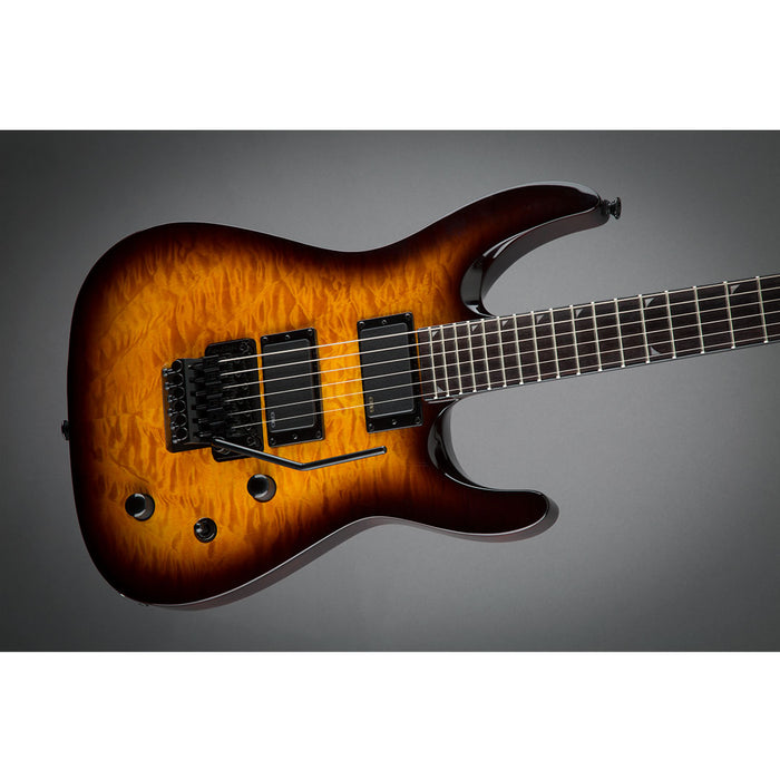 Guitarra Eléctrica Jackson X Series Soloist SLATXMGXQ3-6 con mástil de Palo Rosa - Tobacco Burst