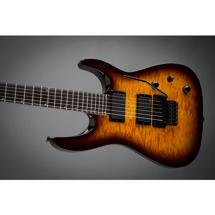 Guitarra Eléctrica Jackson X Series Soloist SLATXMGXQ3-6 con mástil de Palo Rosa - Tobacco Burst