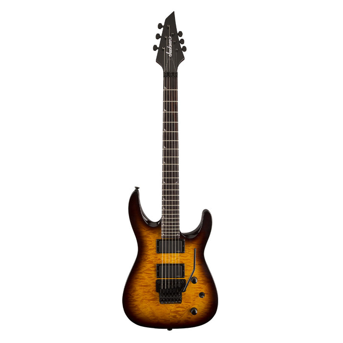 Guitarra Eléctrica Jackson X Series Soloist SLATXMGXQ3-6 con mástil de Palo Rosa - Tobacco Burst