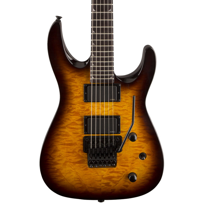 Guitarra Eléctrica Jackson X Series Soloist SLATXMGXQ3-6 con mástil de Palo Rosa - Tobacco Burst