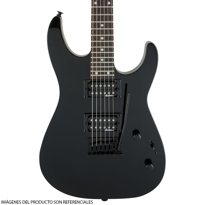 Guitarra Eléctrica Jackson JS Series Dinky® JS12 con diapasón de Amaranto - Gloss Black