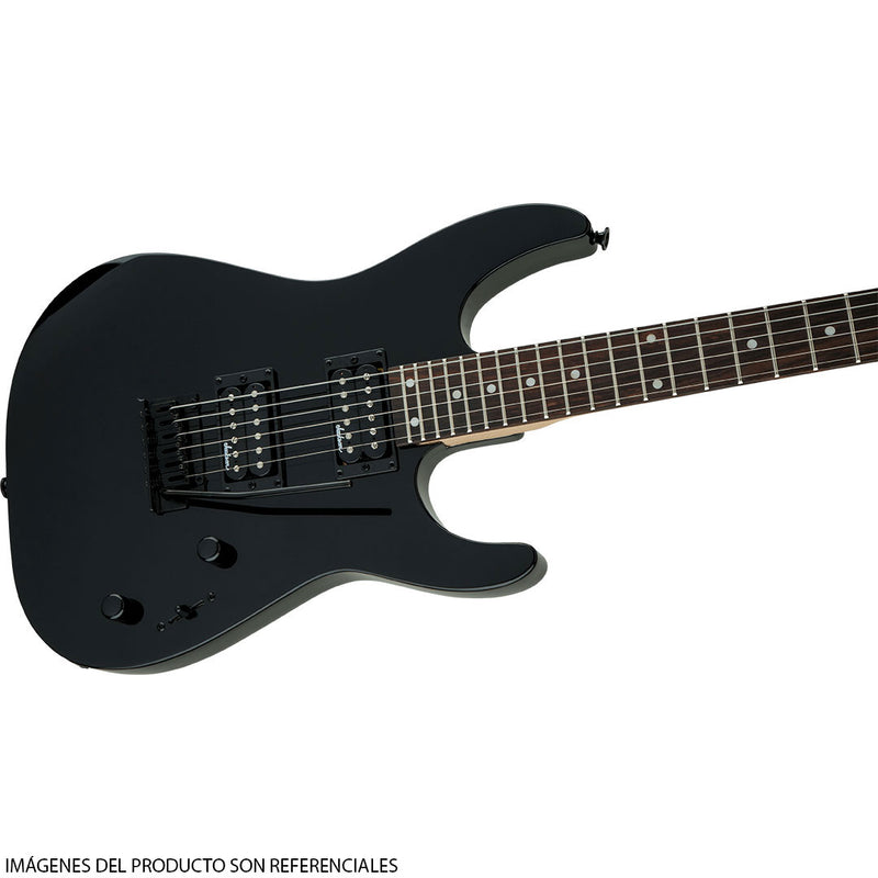 Guitarra Eléctrica Jackson JS Series Dinky® JS12 con diapasón de Amaranto - Gloss Black
