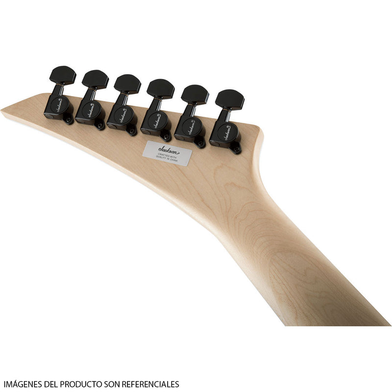Guitarra Eléctrica Jackson JS Series Dinky® Arch Top JS22 DKA con diapasón de Amaranto - Snow White