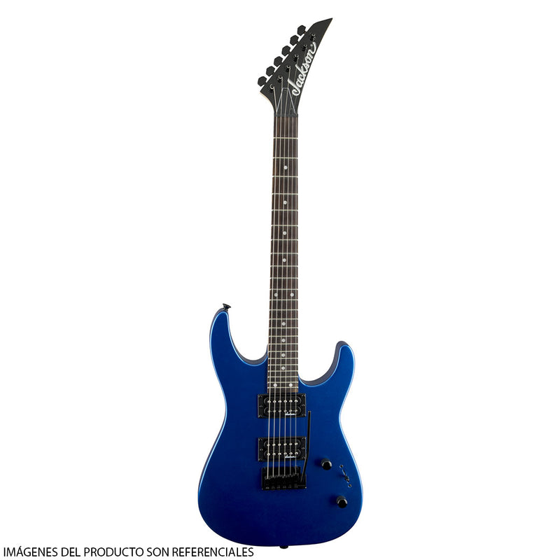Guitarra Eléctrica Jackson JS Series Dinky™ JS12 con diapasón de Amaranto - Metallic Blue
