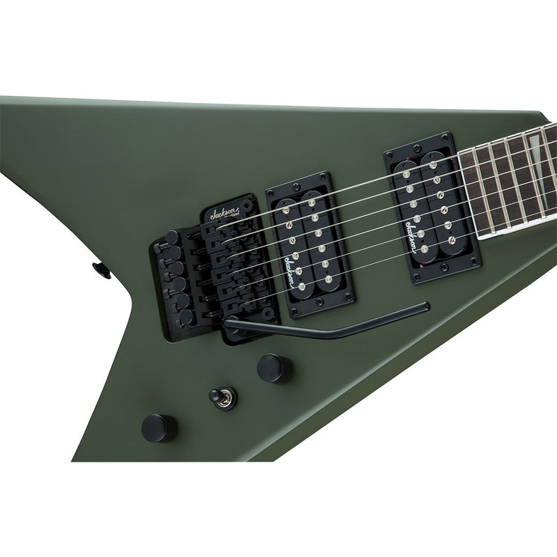 Guitarra Eléctrica Jackson JS Series King V™ JS32 con diapasón de Amaranto - Matte Army Drab