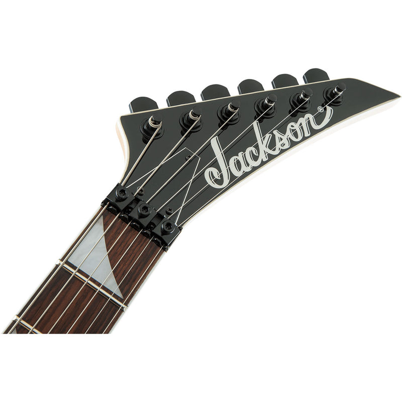 Guitarra Eléctrica Jackson JS Series King V™ JS32 con diapasón de Amaranto - White with Black Bevels