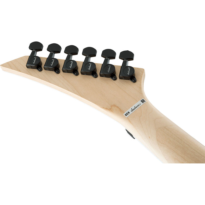 Guitarra Eléctrica Jackson JS Series Dinky Arch Top JS32Q DKA con mástil de amaranto - Transparent Blue