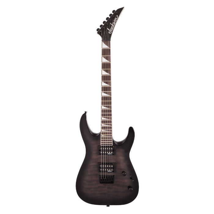 Guitarra Eléctrica Jackson JS Series Dinky Arch Top JS32Q DKA HT con mástil de amaranto - Transparent Black Burst