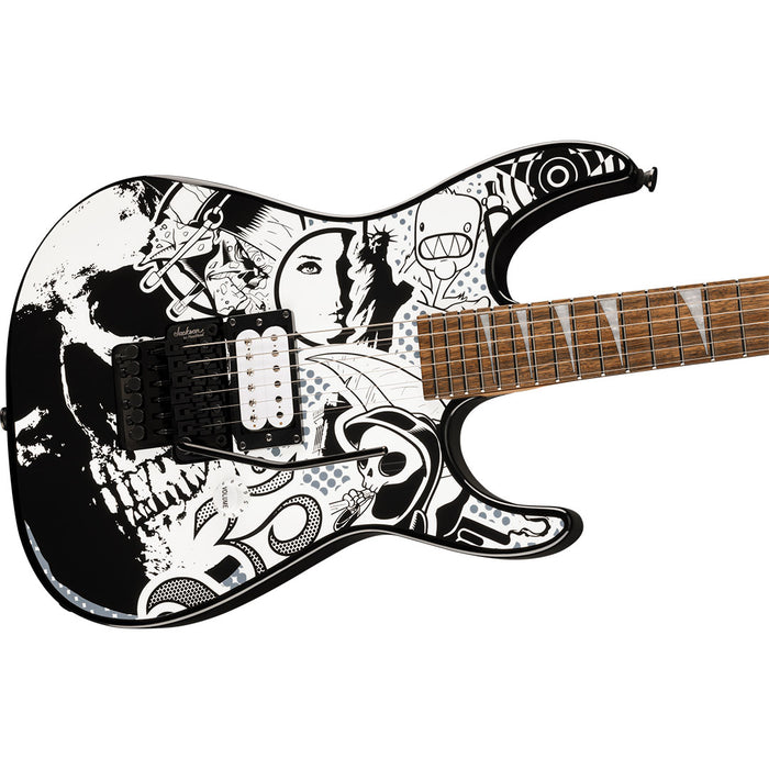 Guitarra Eléctrica Jackson X Series Dinky DK1 H con mástil de Laurel - Skull Kaos