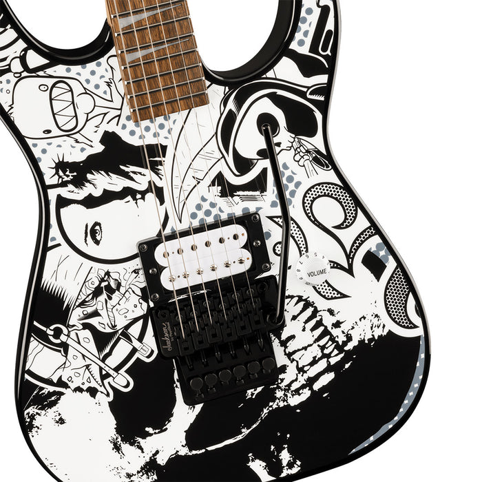 Guitarra Eléctrica Jackson X Series Dinky DK1 H con mástil de Laurel - Skull Kaos